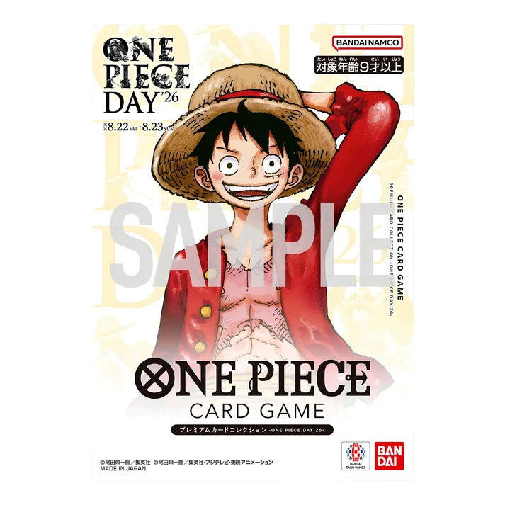 One Piece Card Game – Premium Card Collection ONE PIECE DAY ’26 [Luffy P-161 + DON!!] (JAP) — Preordine
