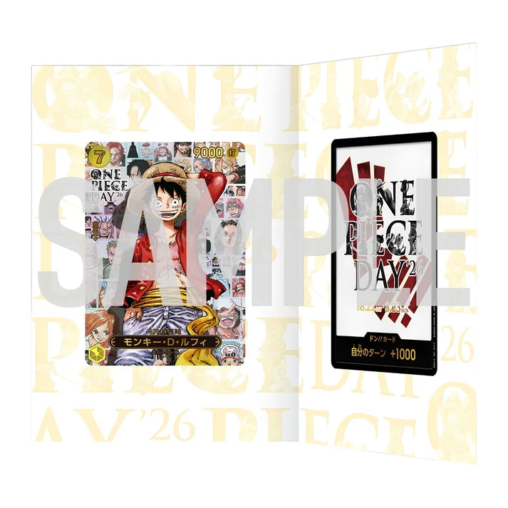 One Piece Card Game – Premium Card Collection ONE PIECE DAY ’26 [Luffy P-161 + DON!!] (JAP) — Preordine