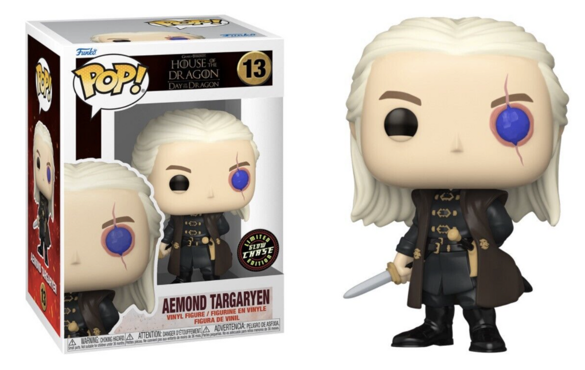 Funko Pop! Aemond Targaryen #13 CHASE Glow Limited Edition - House of the Dragon
