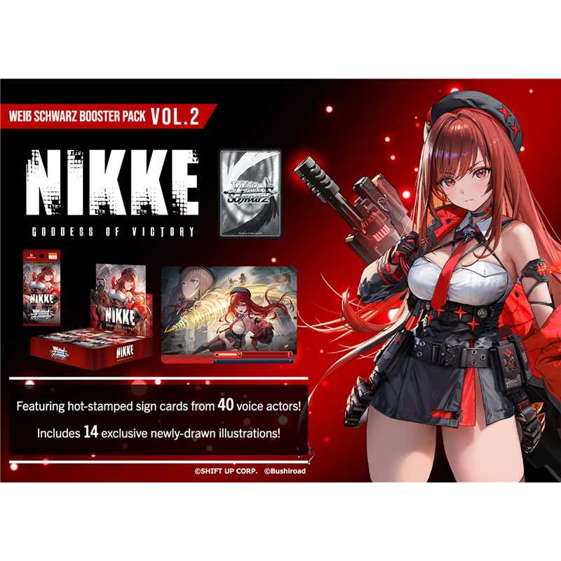 Weiß Schwarz Booster Pack – GODDESS OF VICTORY: NIKKE Vol.2 (10 Packs) [ENG]