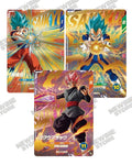 Dragon Ball Super Divers - Kit 3 Carte Promo Saikyo Jump - Goku, Vegeta, Goku Black (SDVPJ)