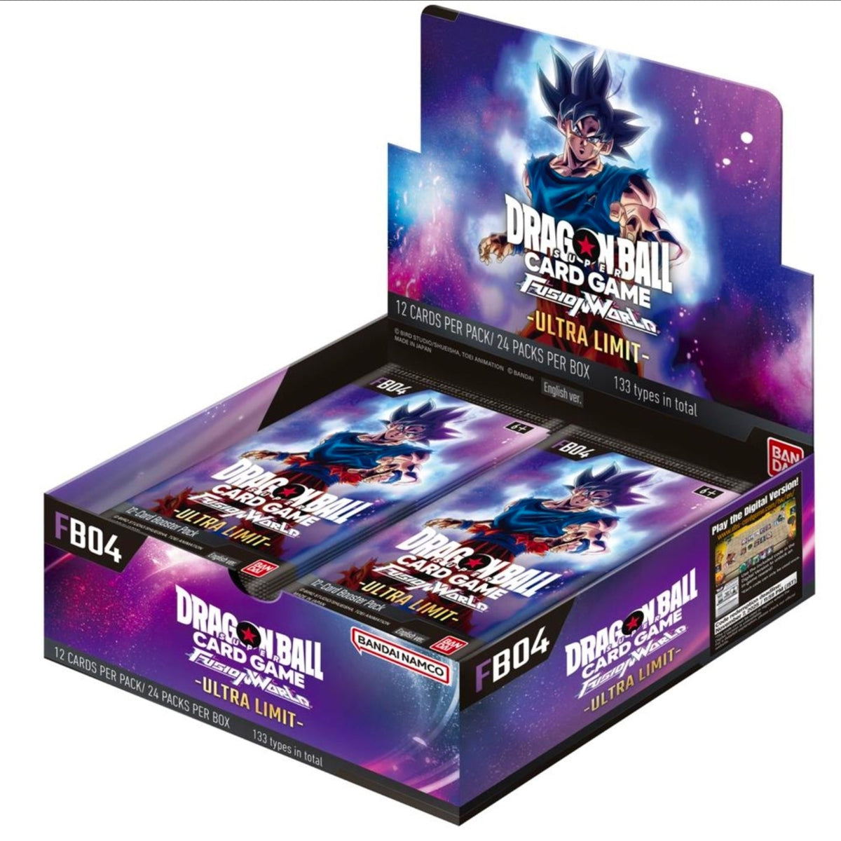 Dragon Ball Super Card Game Fusion World FB04 "Ultra Limit-Break" - Box Espositore 24 Buste (ENG)