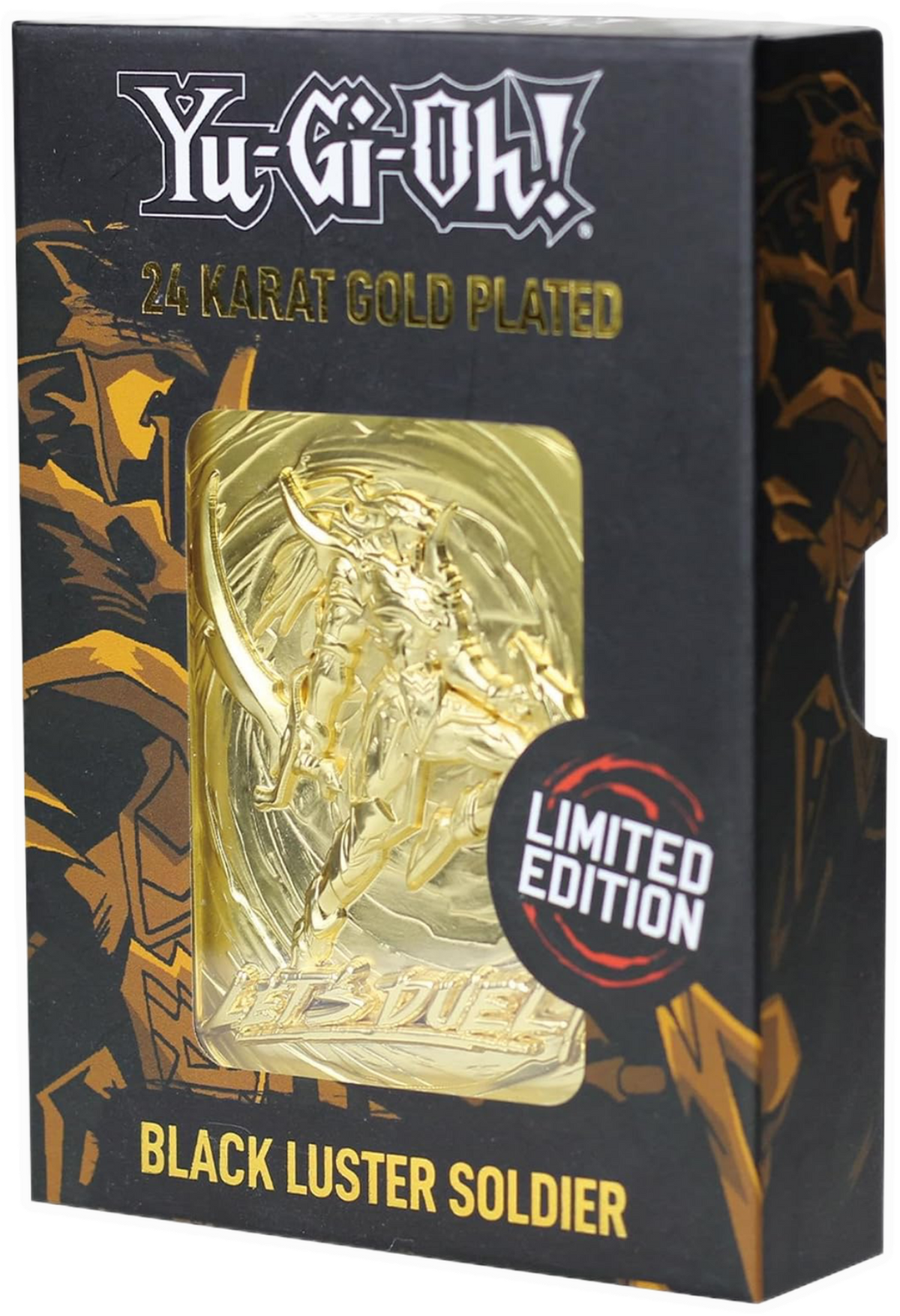 Yu-Gi-Oh! Black Luster Soldier Carta Placcata Oro 24K Edizione Limitata